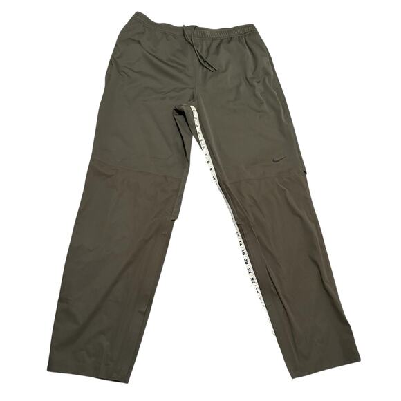 Nike Storm-FIT Pants Repel Waterproof ADV Golf Rain Olive Green Men Large DX6076 - Picture 10 of 10